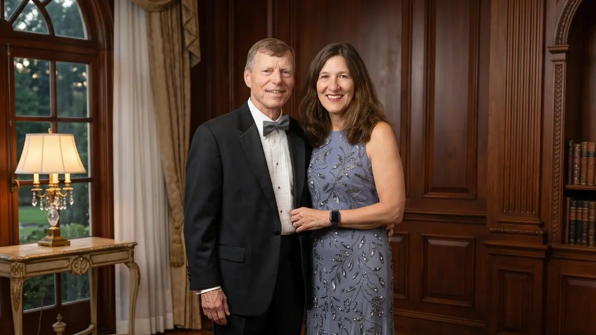 Brad Slagh with his wife, Carol